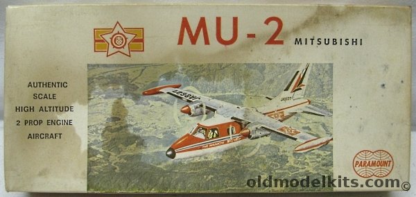 Paramount 1/150 Mitsubishi Mu-2 'The Mainichi' - High Altitude 2 Prop Engine Aircraft (Ex-Otaki), 6007-100 plastic model kit